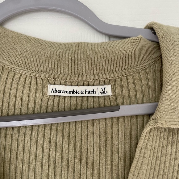 Green tapered Abercrombie sweater dress, SMALL TALL - Picture 2 of 4